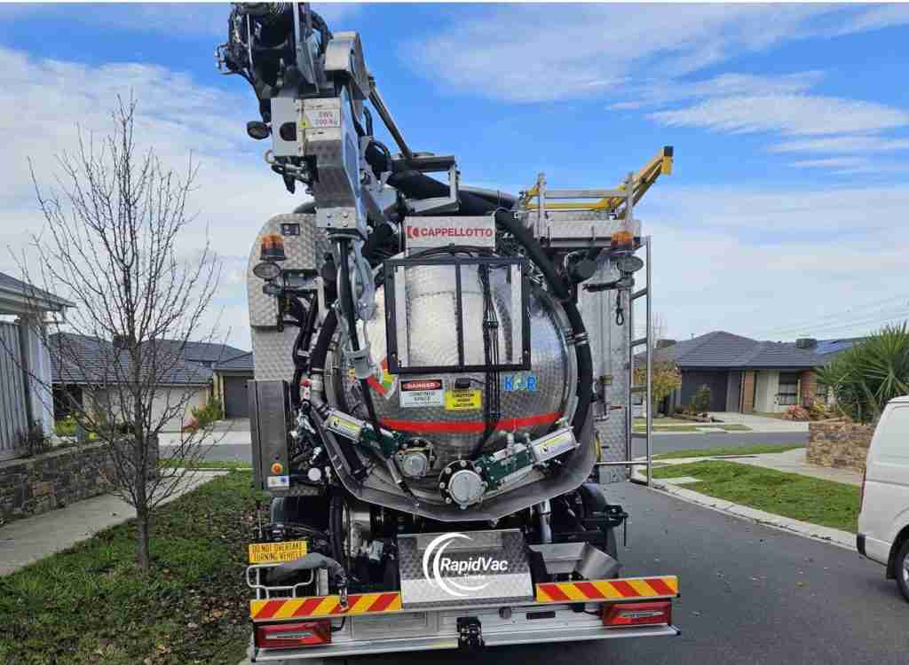 vac trucks available for hire, specializing in pit cleaning, drain cleaning, and hydro excavation by Rapid Vac Trucks Brisbane